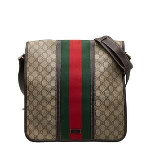 Gucci Vintage Web Flap Messenger Bag Gg #252199G67B